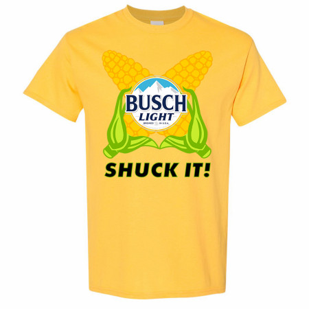 Busch Light Shuck It! Corn Yellow T-Shirt